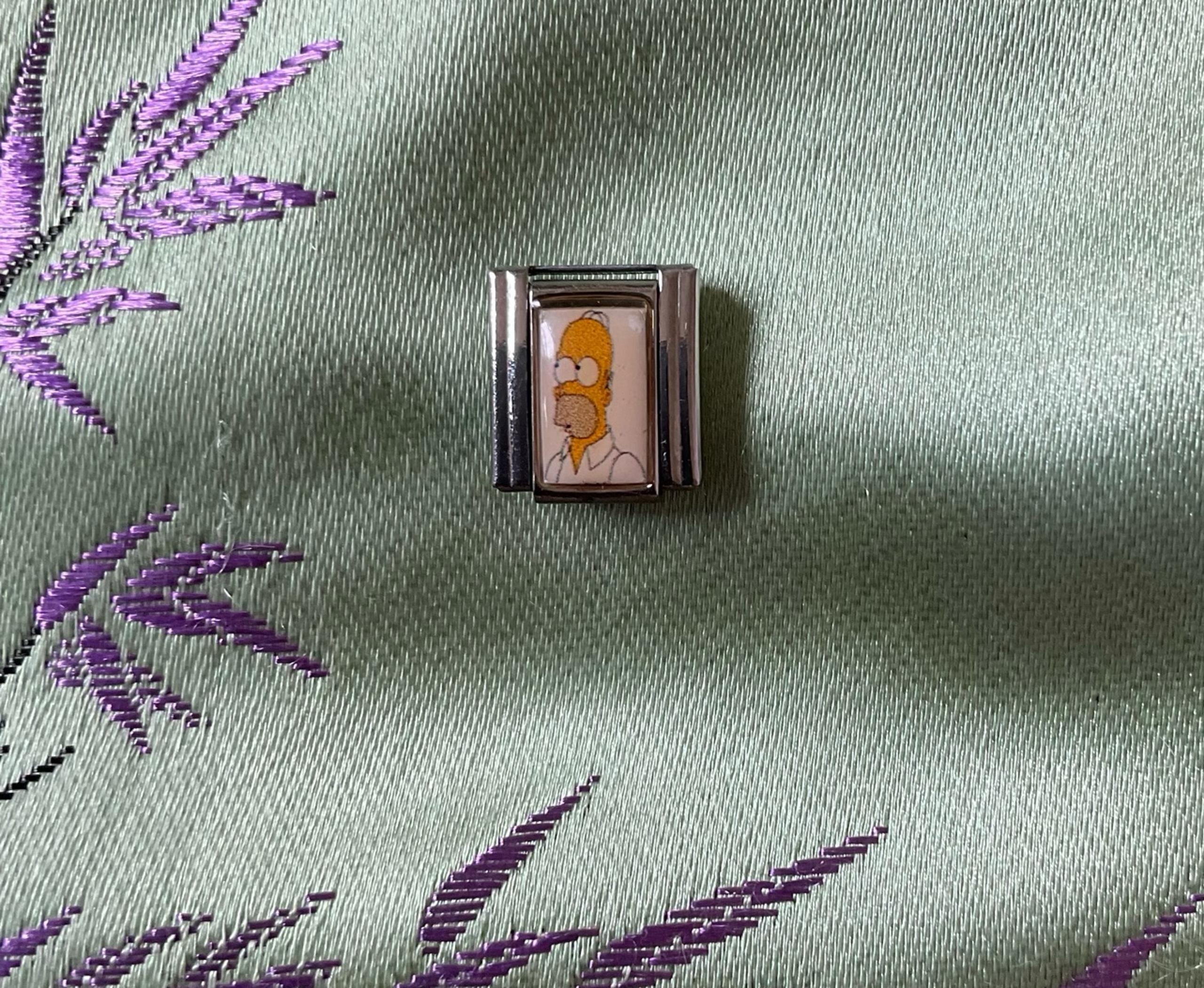 Simpson homer head italian charm