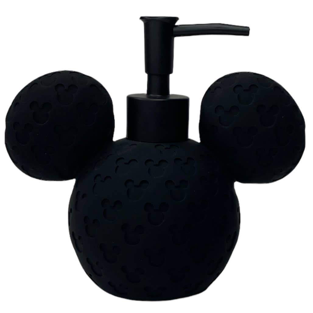 Disney's Mickey Mouse Embossed Black Soap/Lotion store Dispenser
