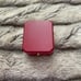 Cartier Red Leather Ring Holder Jewelry Box