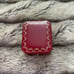 Cartier Red Leather Ring Holder Jewelry Box