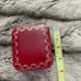 Cartier Red Leather Ring Holder Jewelry Box