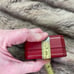 Cartier Red Leather Ring Holder Jewelry Box