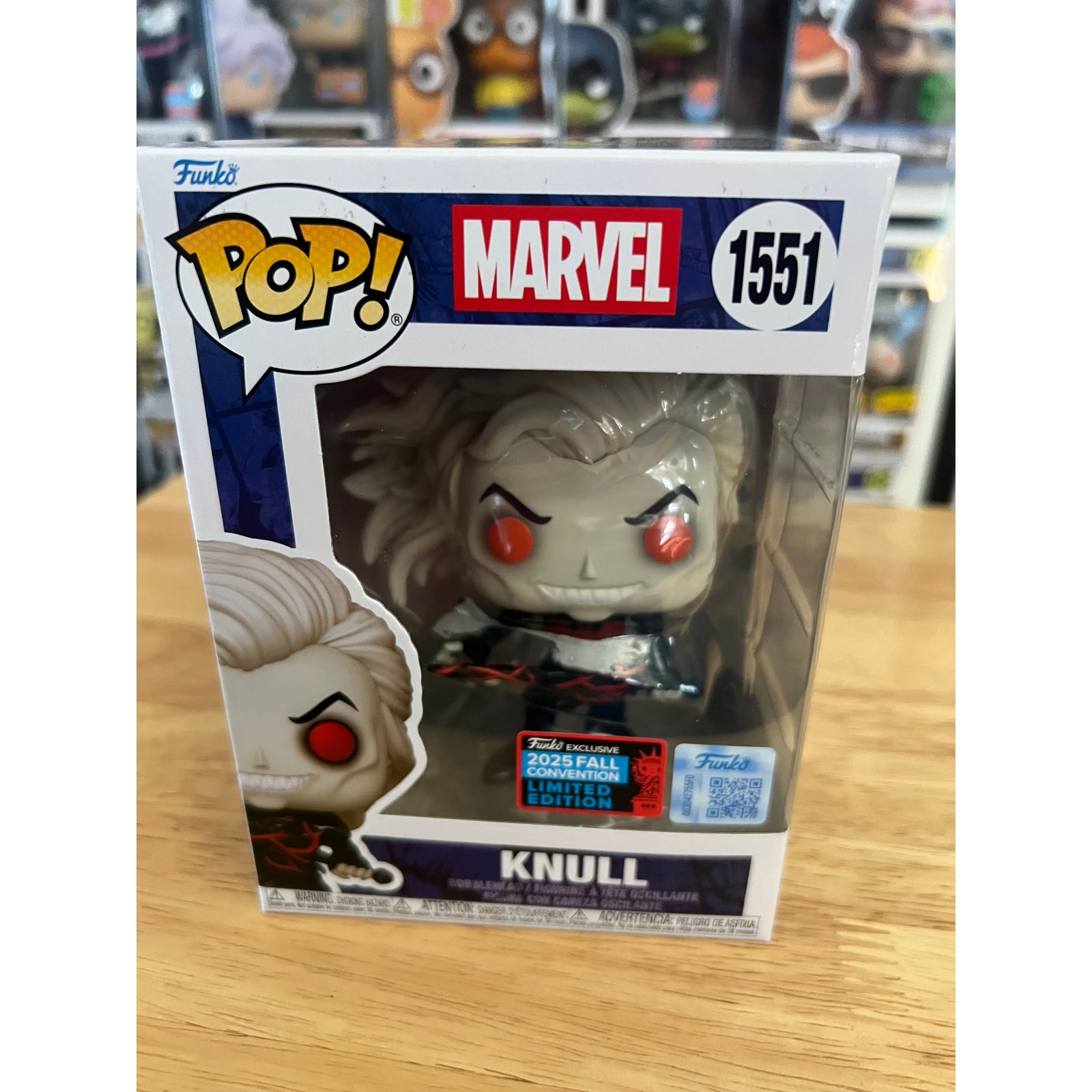 NEW IN HAND LIMITED EDITION Knull Funko Pop Bobblehead #1551 Marvel Venom Comics