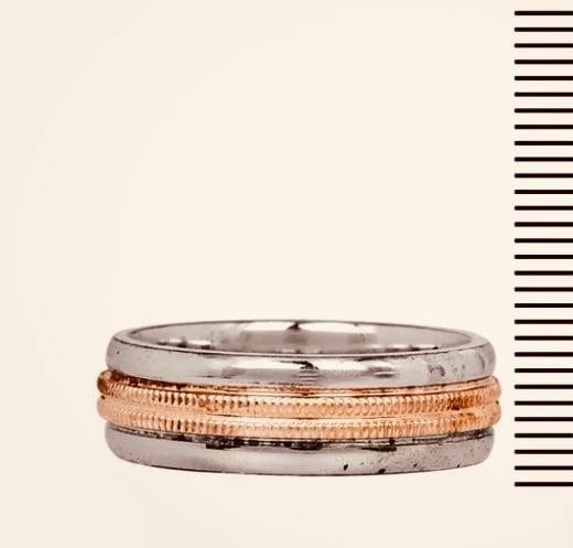 14kt gold & Sterling Silver ring