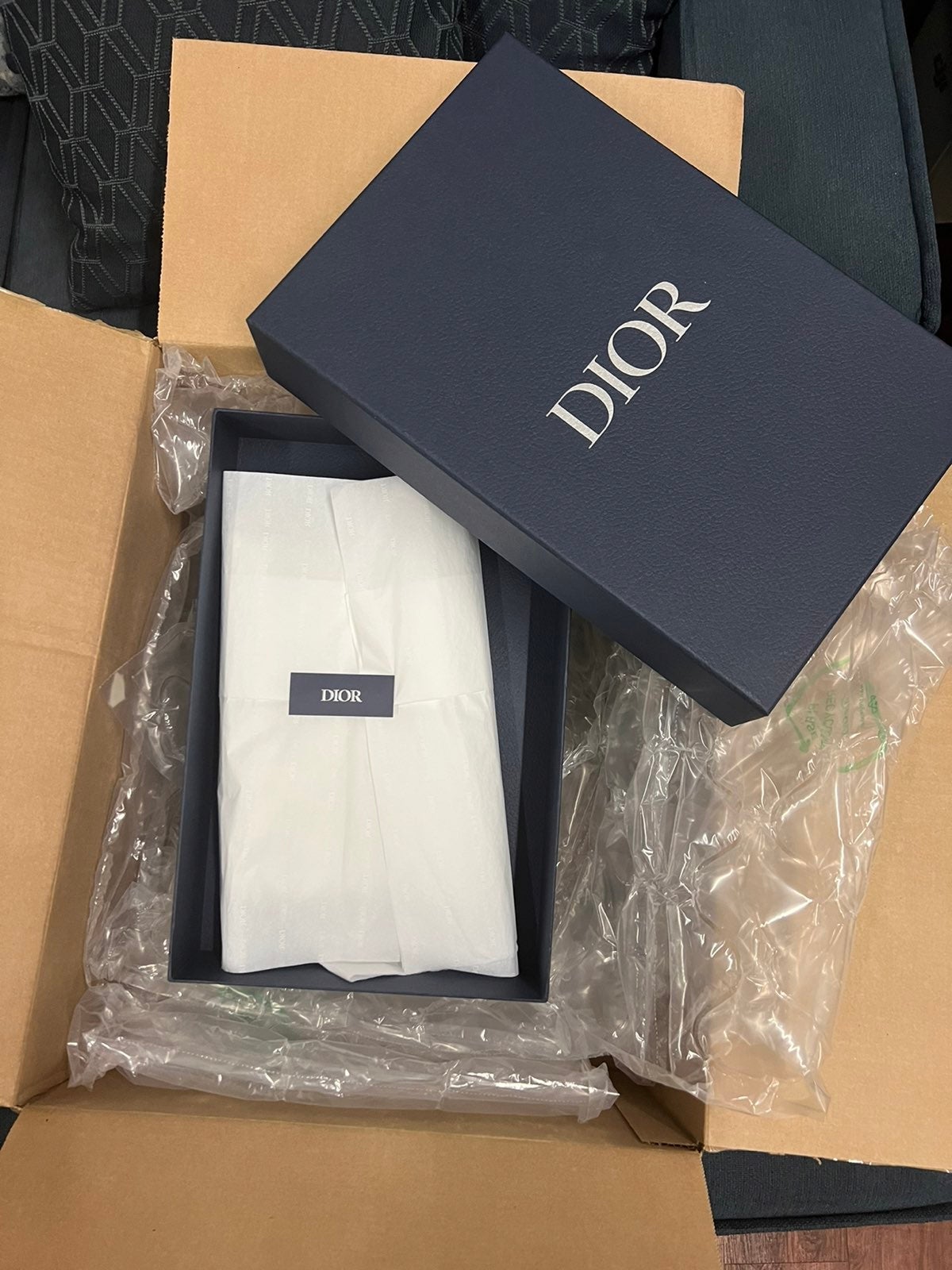 BRAND NEW NEVER WORN. DIOR Oblique Short Sleeved Shirt.
