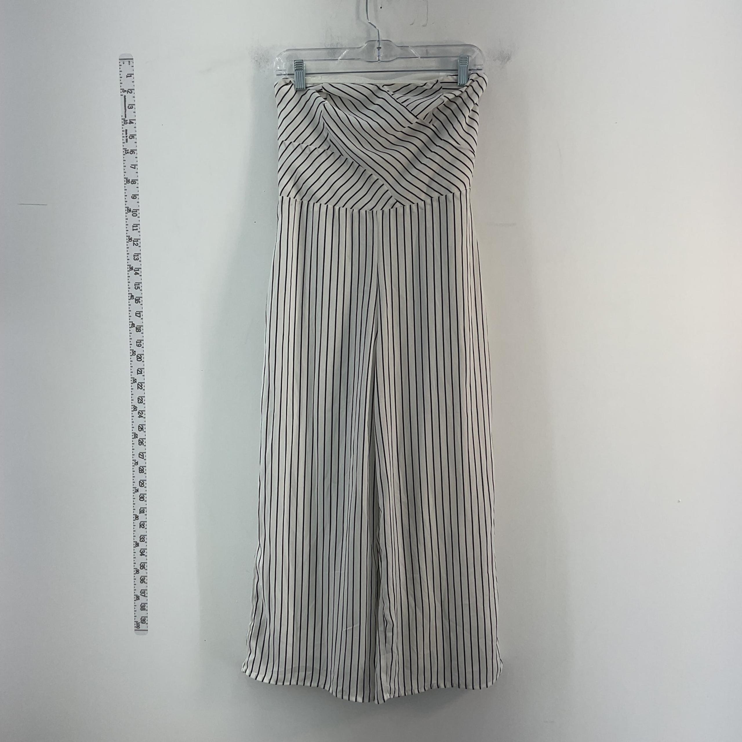 NWT New York & Company White Womens Jumpsuit Size S