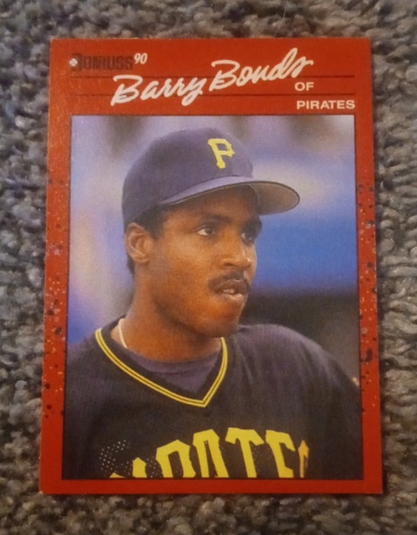 1990 Donruss Barry Bonds Error Card #126 (error card ) MISSING Dot After INC