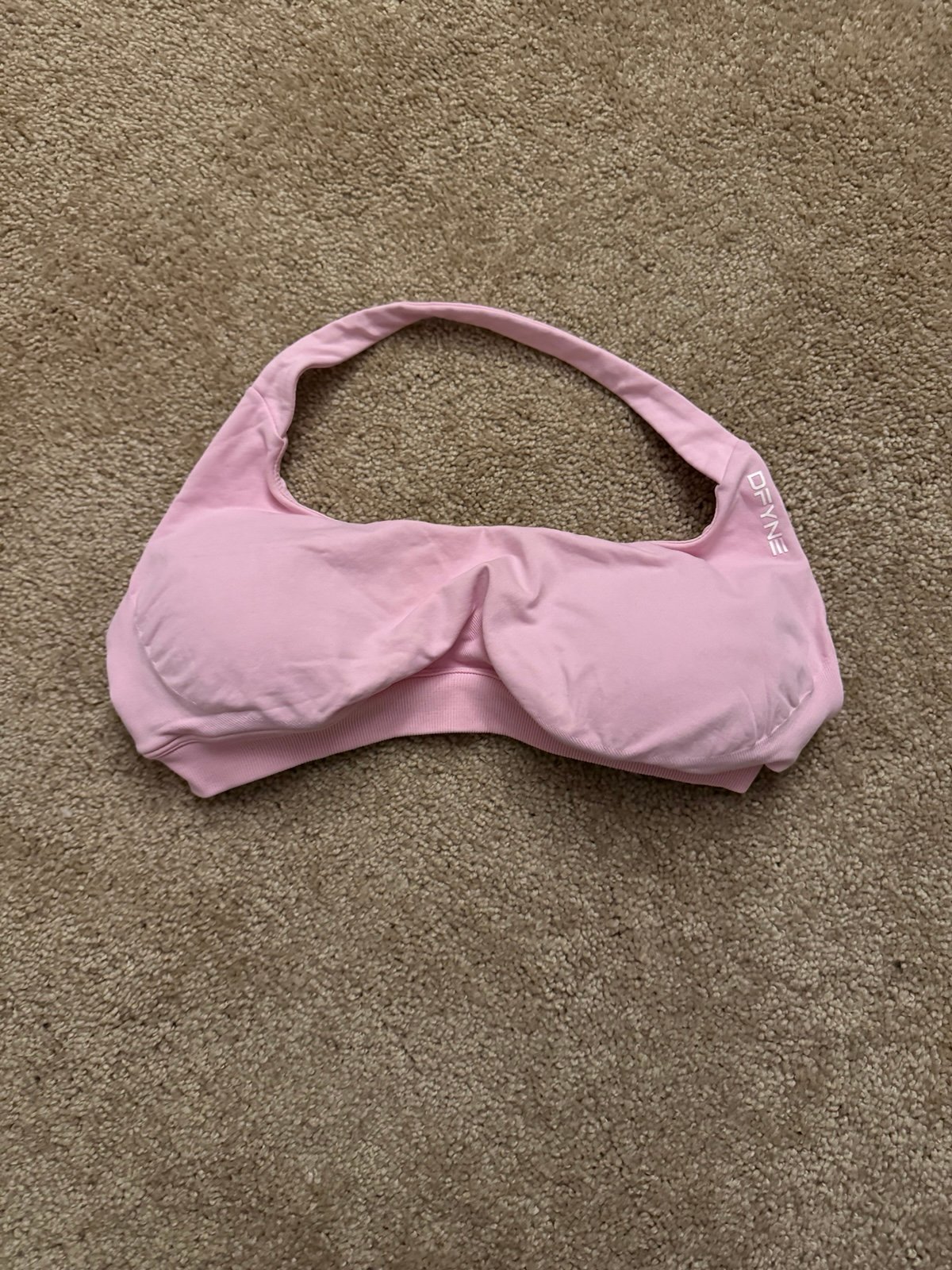Dfyne impact sports bra light rose pink
