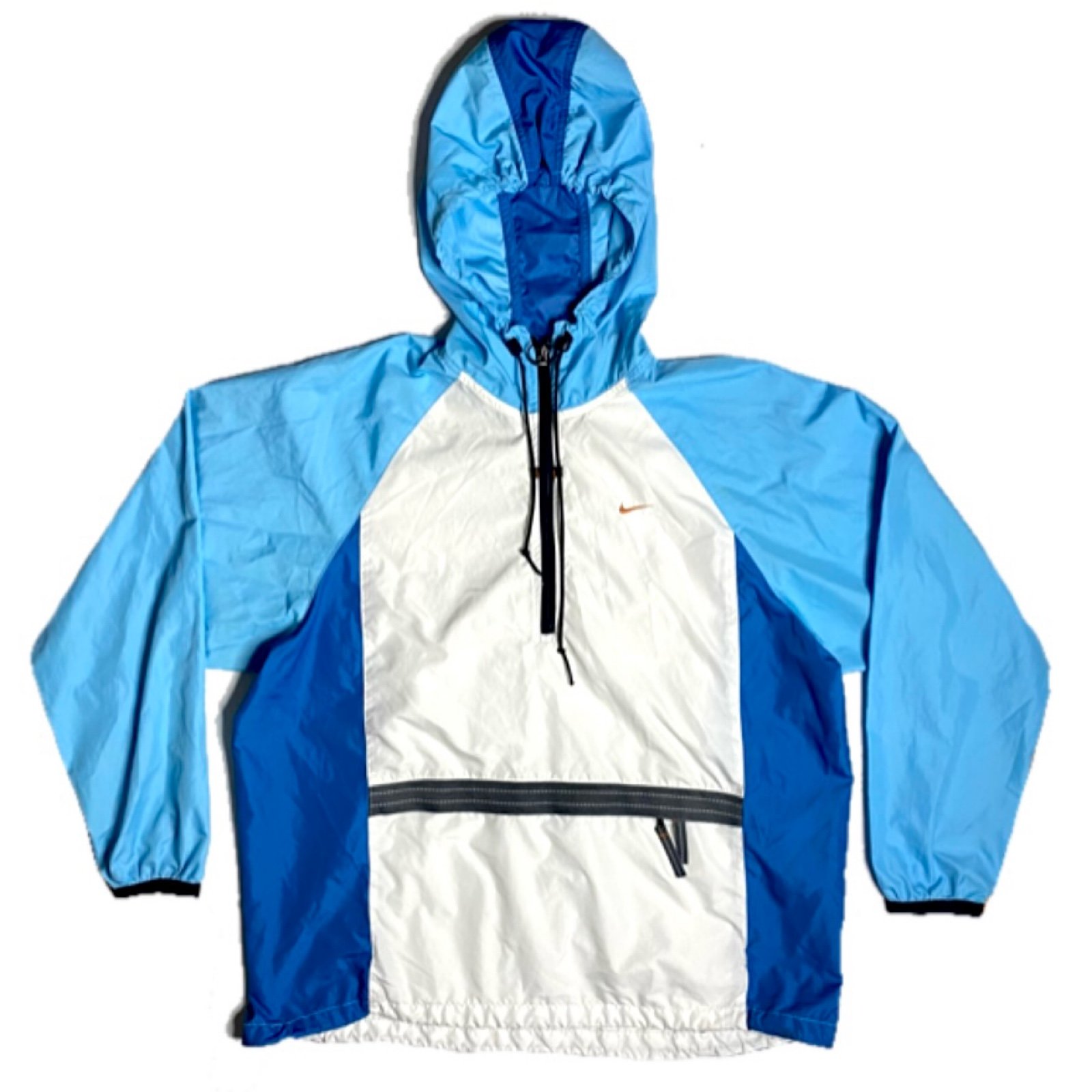VTG Nike Kangaroo Pouch Windbreaker Sz L 12-14