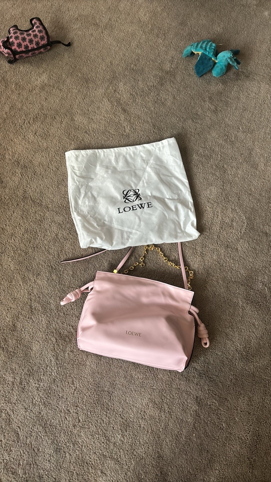 Leather designer insp bag new
