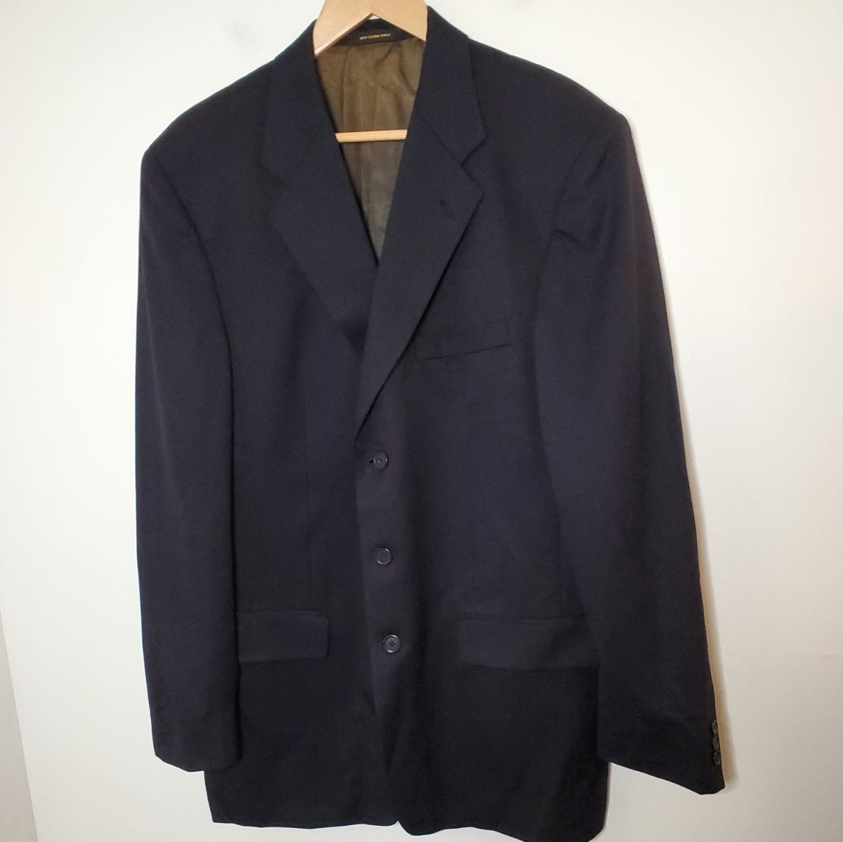 VTG Givenchy Navy Wool Blazer 42L