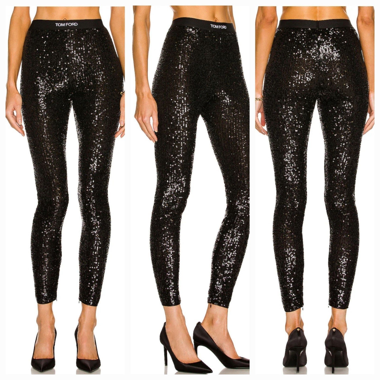TOM FORD Sequin Legging - Women's size MEDIUM
