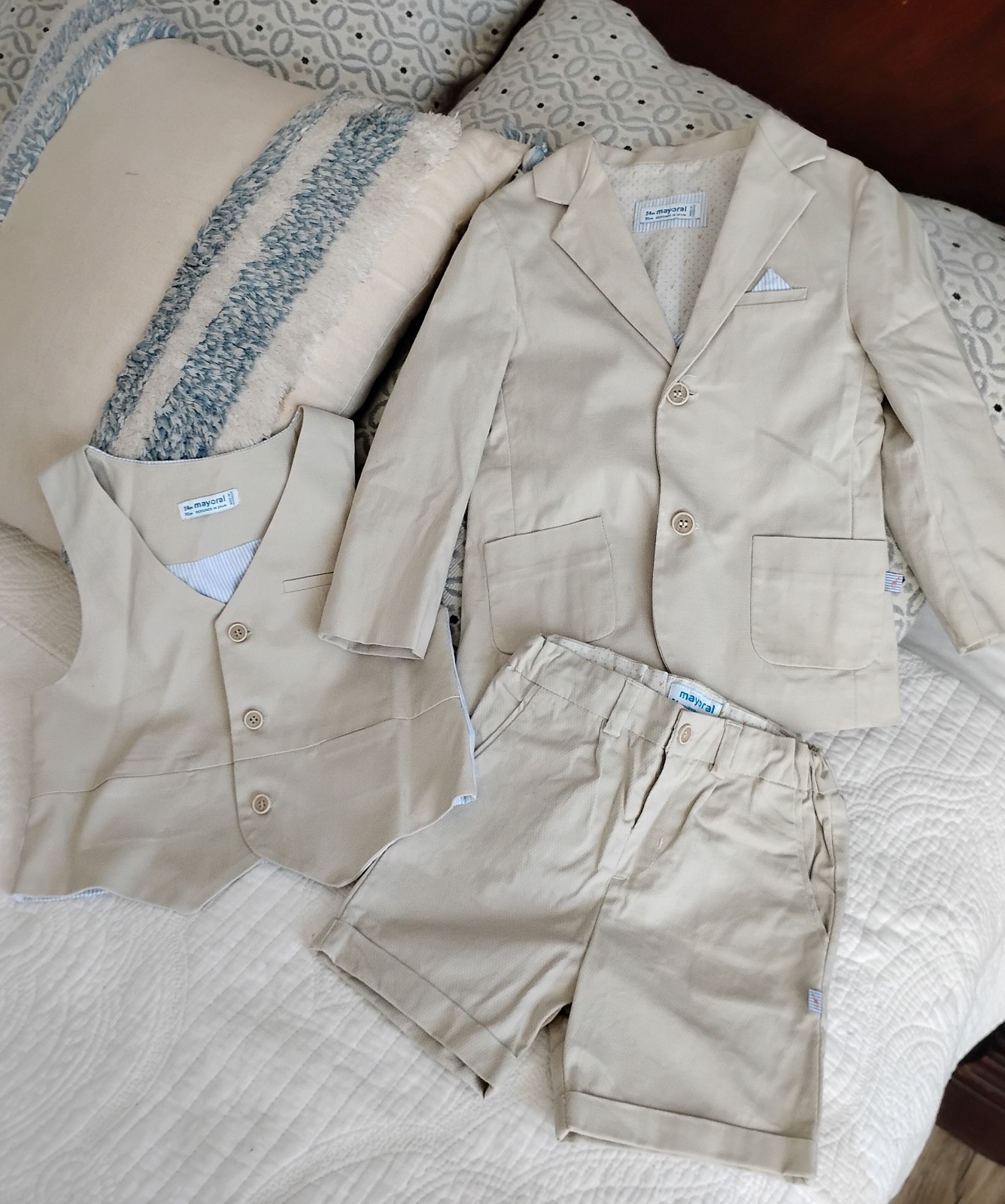 Mayoral boys 3 PC suit size 24 mo