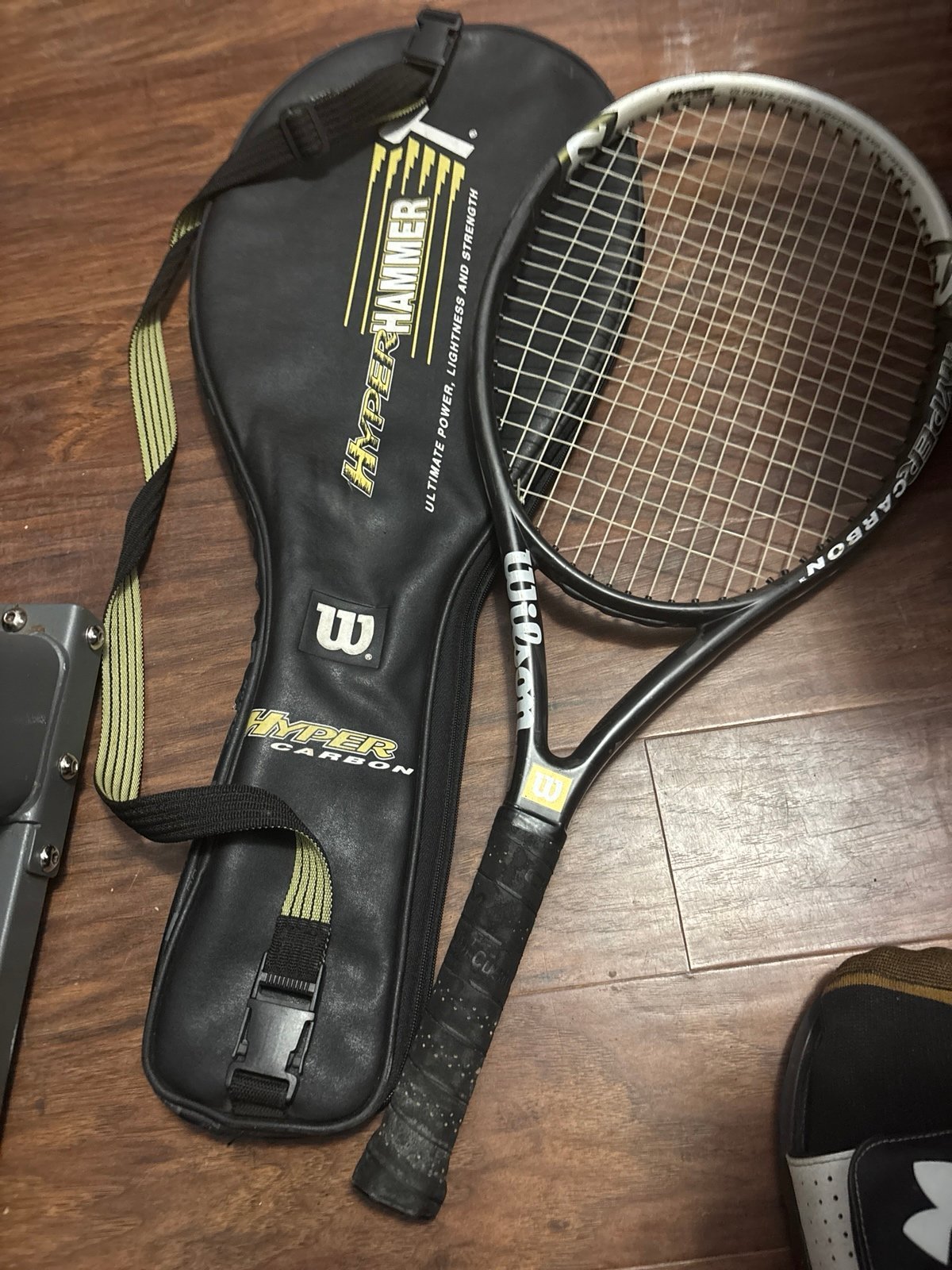 Wilson Hyper Hammer Carbon 5.3 tennis racquet with carrying Case “super light “