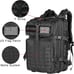 Military Tactical Backpack Large Army 3 Day Assault Pack Molle Bag Rucksack, 40L