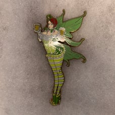 Saint Patrick Beer Fairy Pin