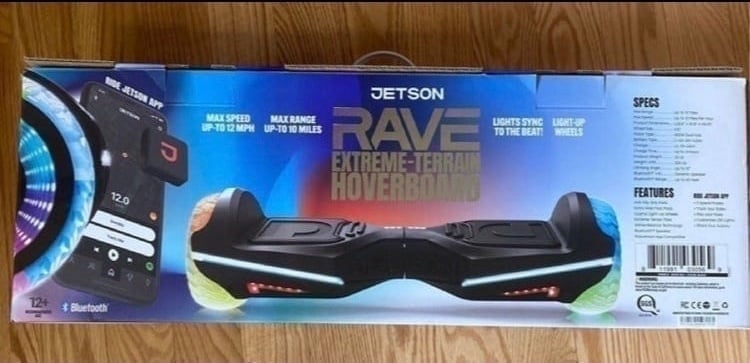 NEW IN BOX Jetson Rave Extreme-Terrain Hoverboard