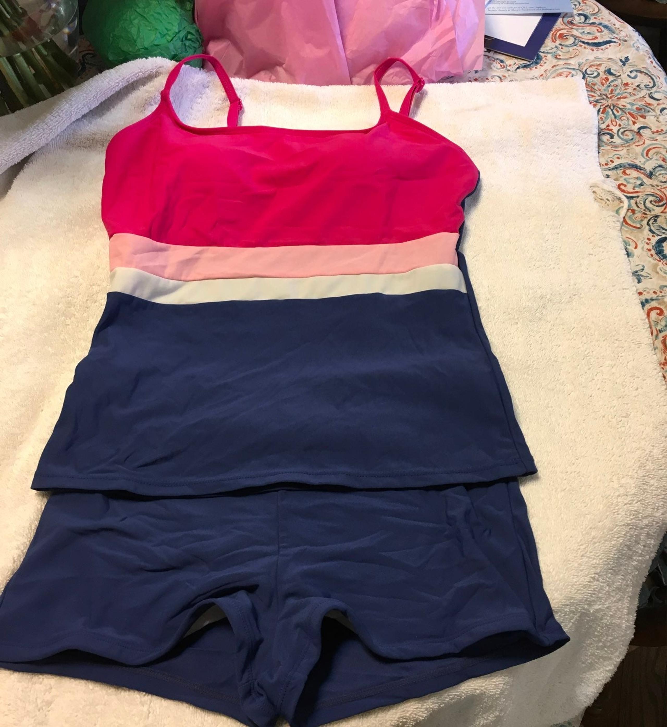 Size 6 Boy Shorts, Size 10 Tankini