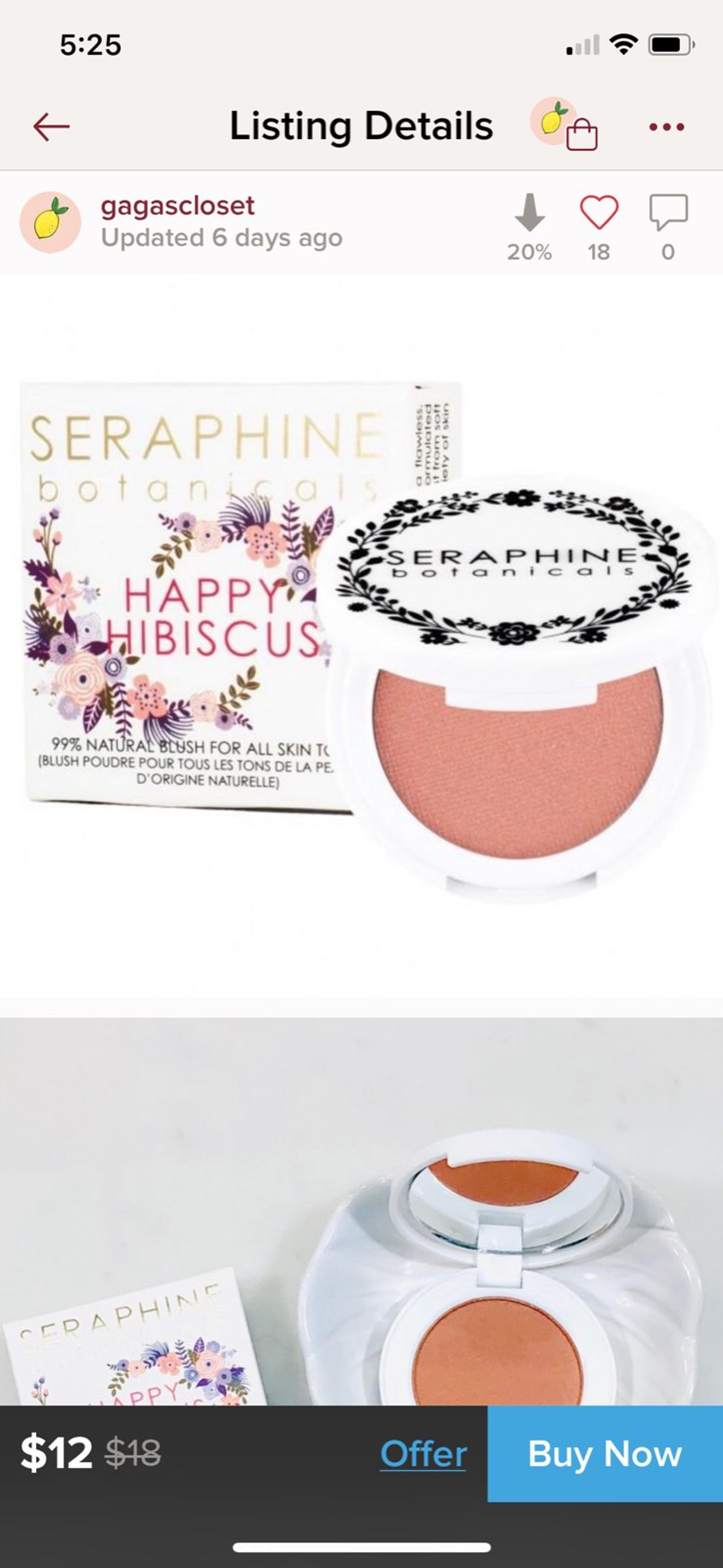 Seraphine Botanicals Happy Hibiscus Blus