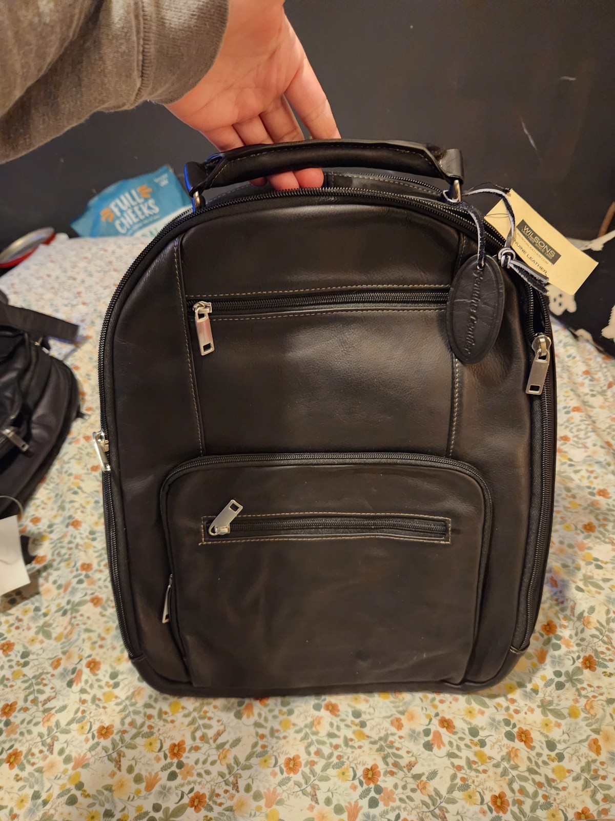 Wilsons leather bookbag
