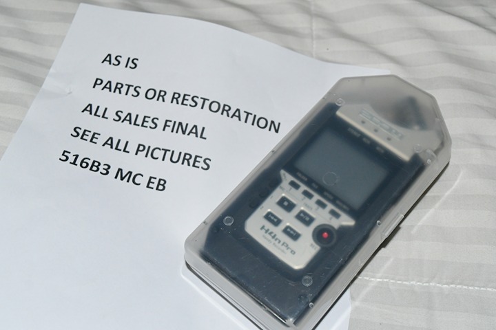 ZOOM H4N - Pro Portable Handy Recorder **FOR NO POWER REPAIR/FIX** CLEAN W4A