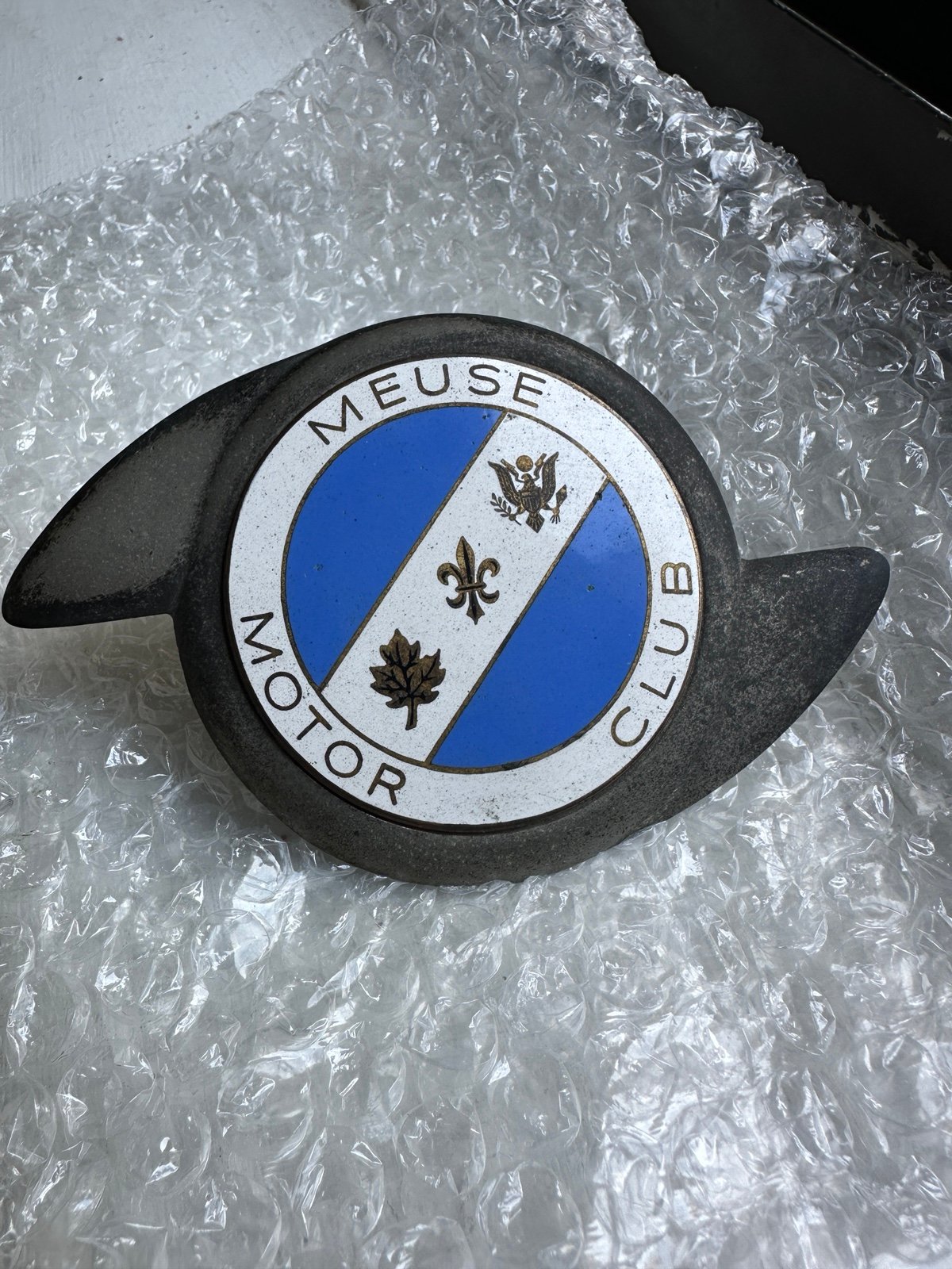 Vintage Meuse Motor Club Car Badge