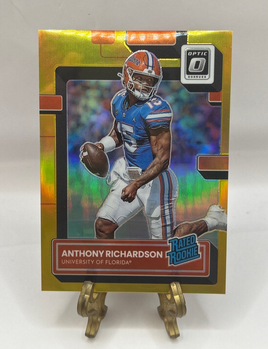 Anthony Richardson 2023 Optic Rated Rookie GOLD 08/10 Indianapolis Colts