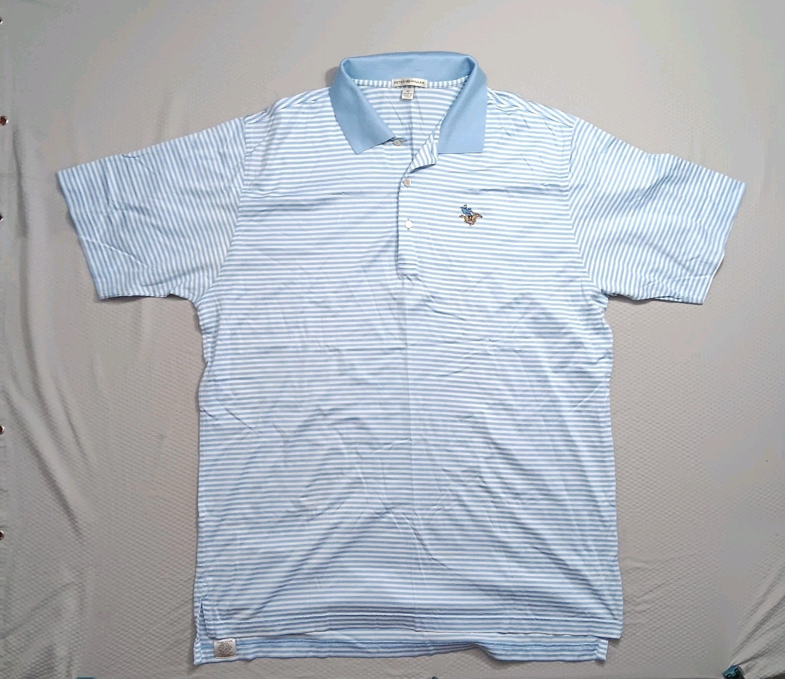 Peter Millar 100% Cotton Sleepy Hollow Country Club Short Sleeve Polo Shirt XL