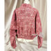 Free People Rosalina NWT Pink Floral Print Tie Front Jacket Medium