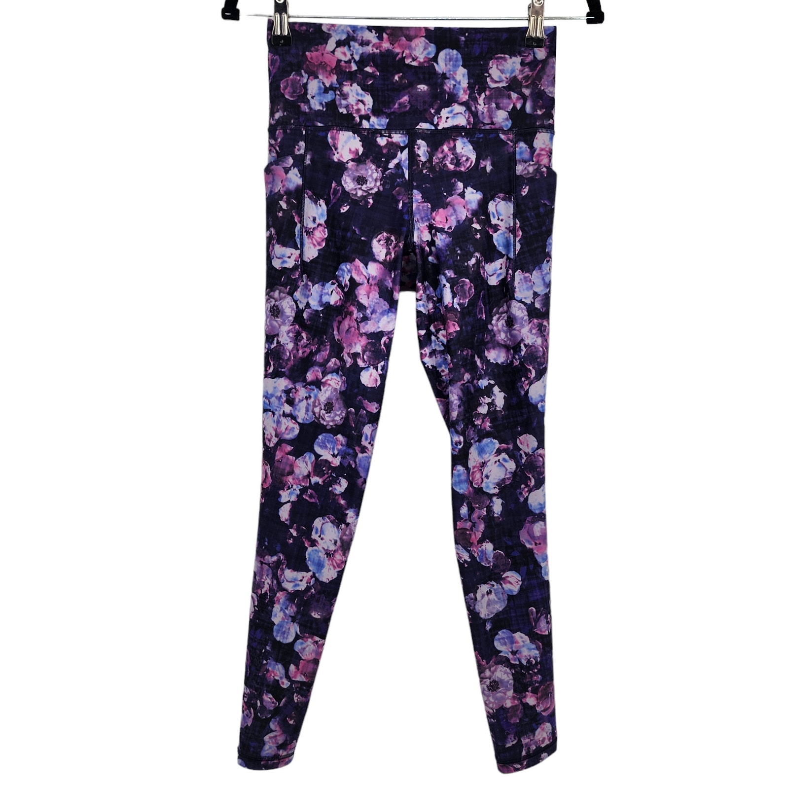 Athleta Salutation Stash Pocket II Floral Printed Legging Tights Size Small