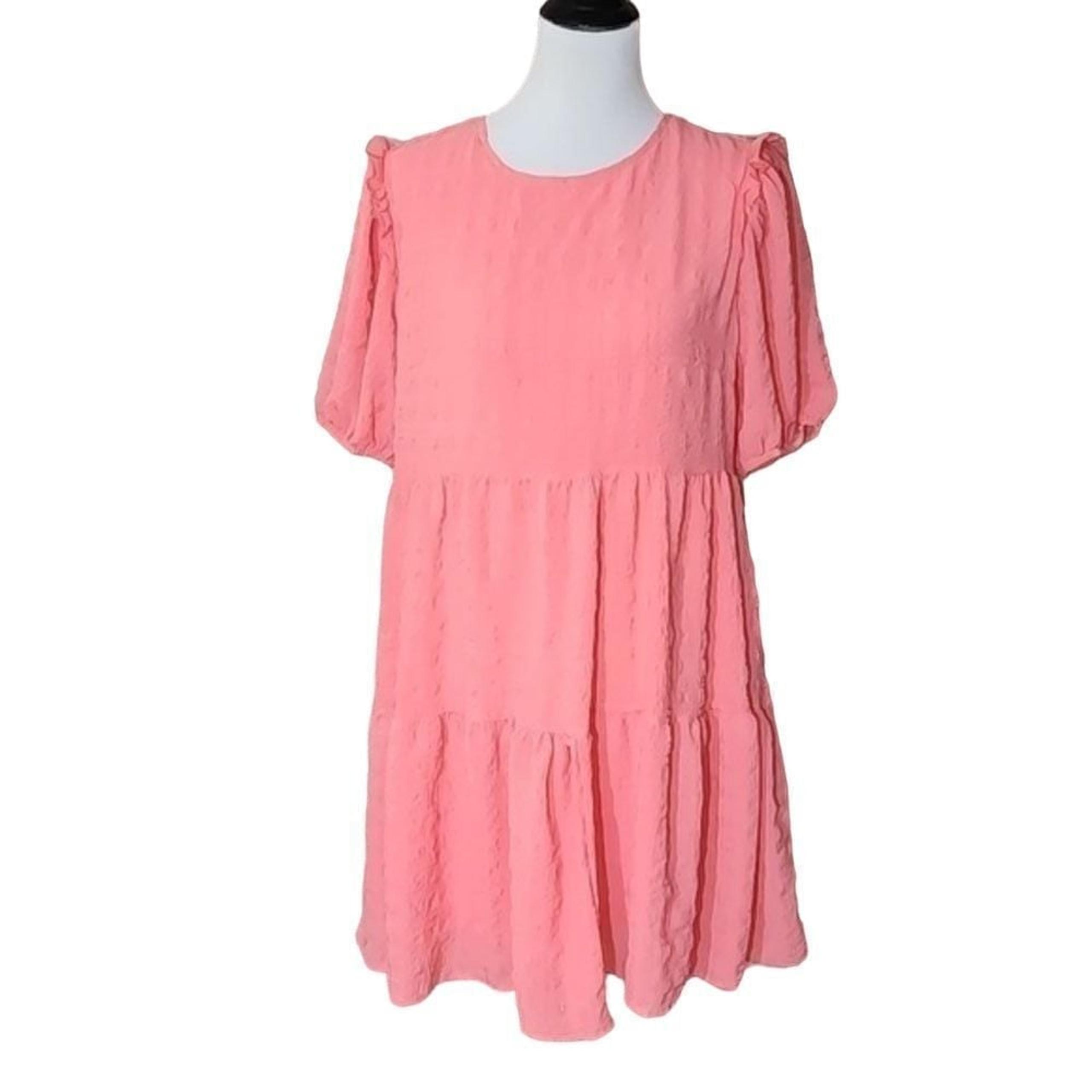 Rewind Gauzy Salmon Dress Size X-Large