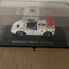 Ebbro 44723 Nissan R381 Group 6 1968 Prototype (White) 1/43 Scale