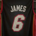 Vtg NBA Adidas Youth Sz S Miami Heat #6 LeVron James Sewn Jersey