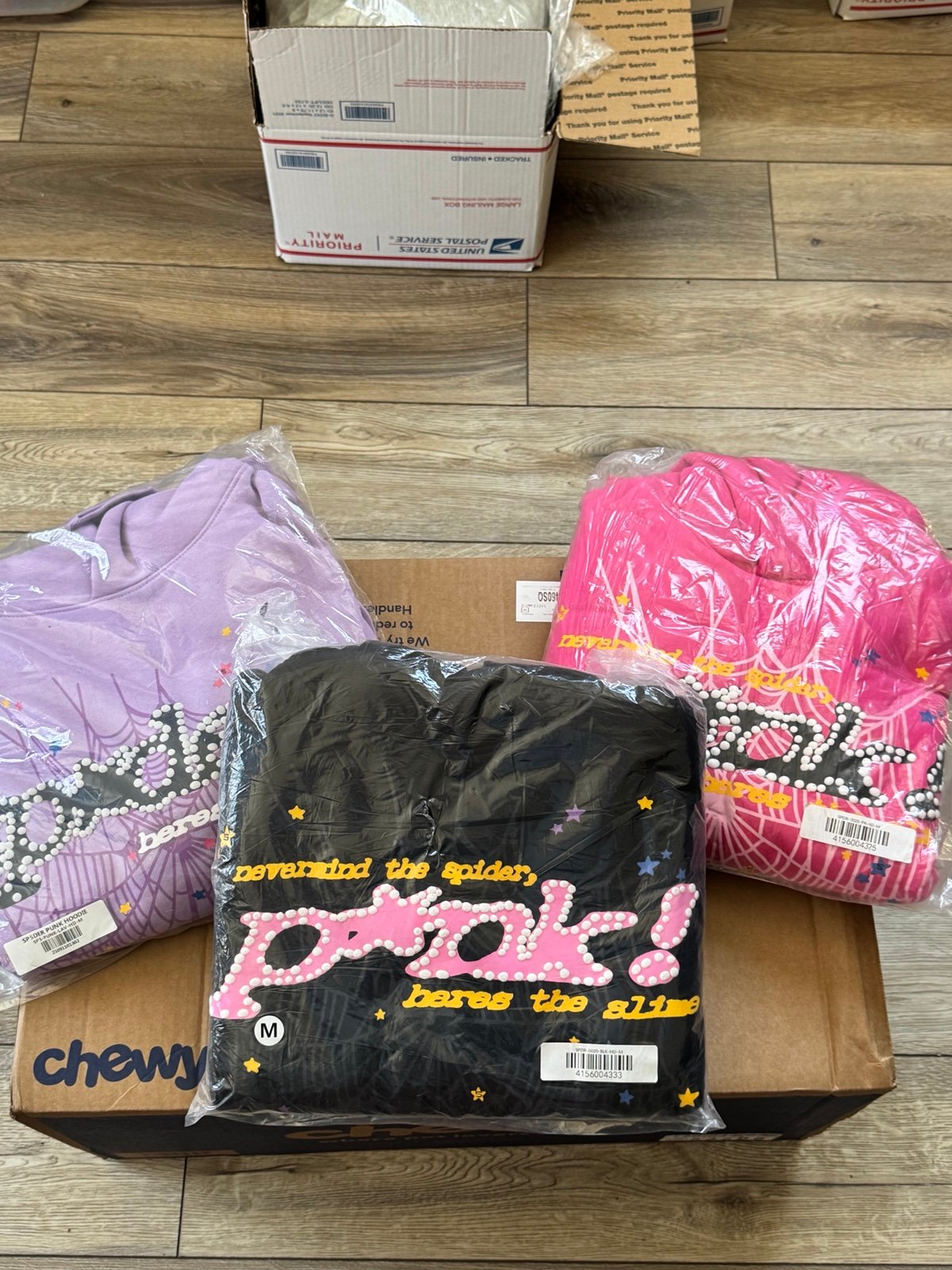Sp5der hoodie lot