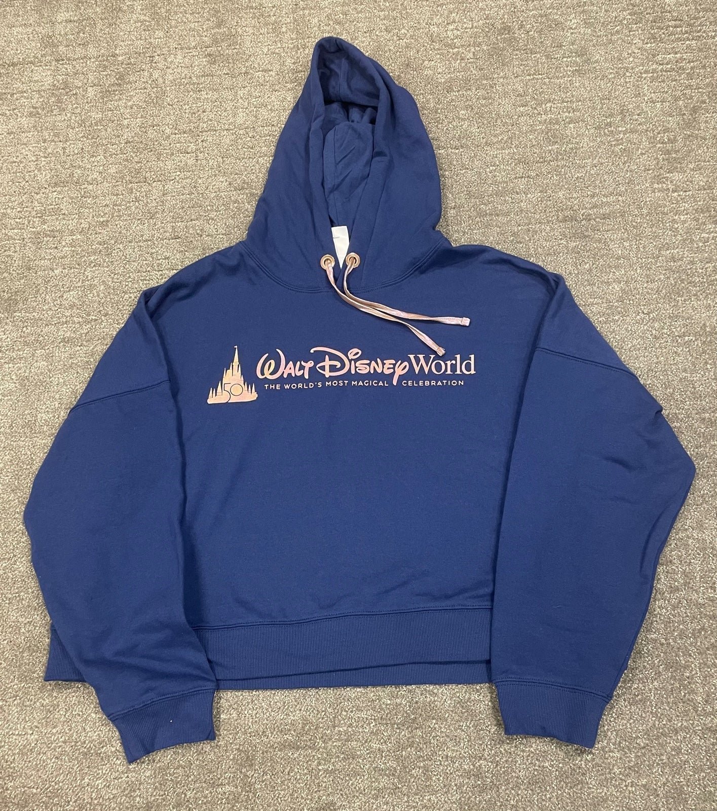 Disney Parks Walt Disney World Semi-Crop Pullover Hoodie