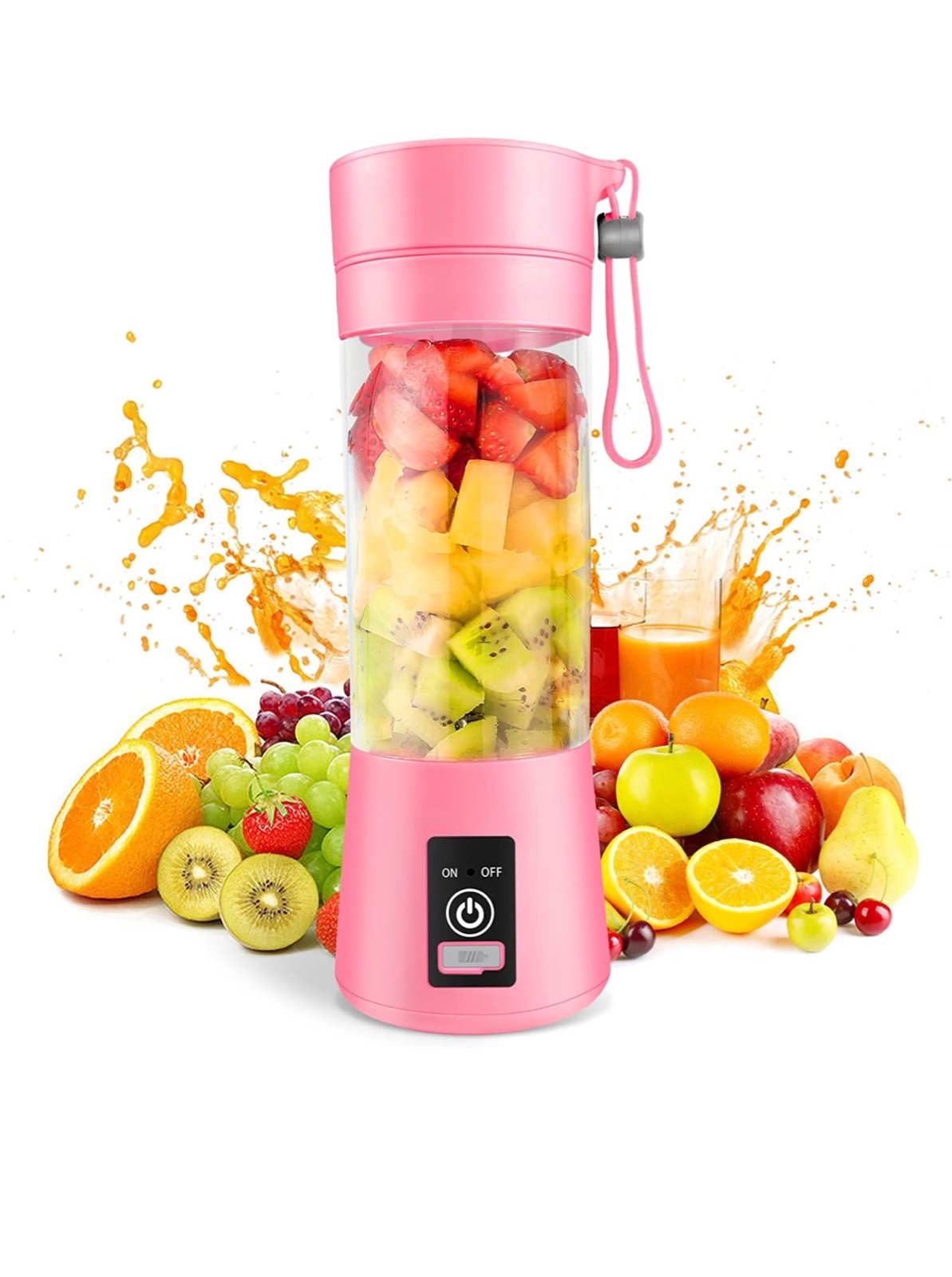One touch portable blender