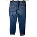 True Religion Women Jennie Curvy MR Big T Capri Flap Crop Jeans Size 33 New