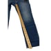 True Religion Women Jennie Curvy MR Big T Capri Flap Crop Jeans Size 33 New