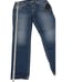 True Religion Women Jennie Curvy MR Big T Capri Flap Crop Jeans Size 33 New