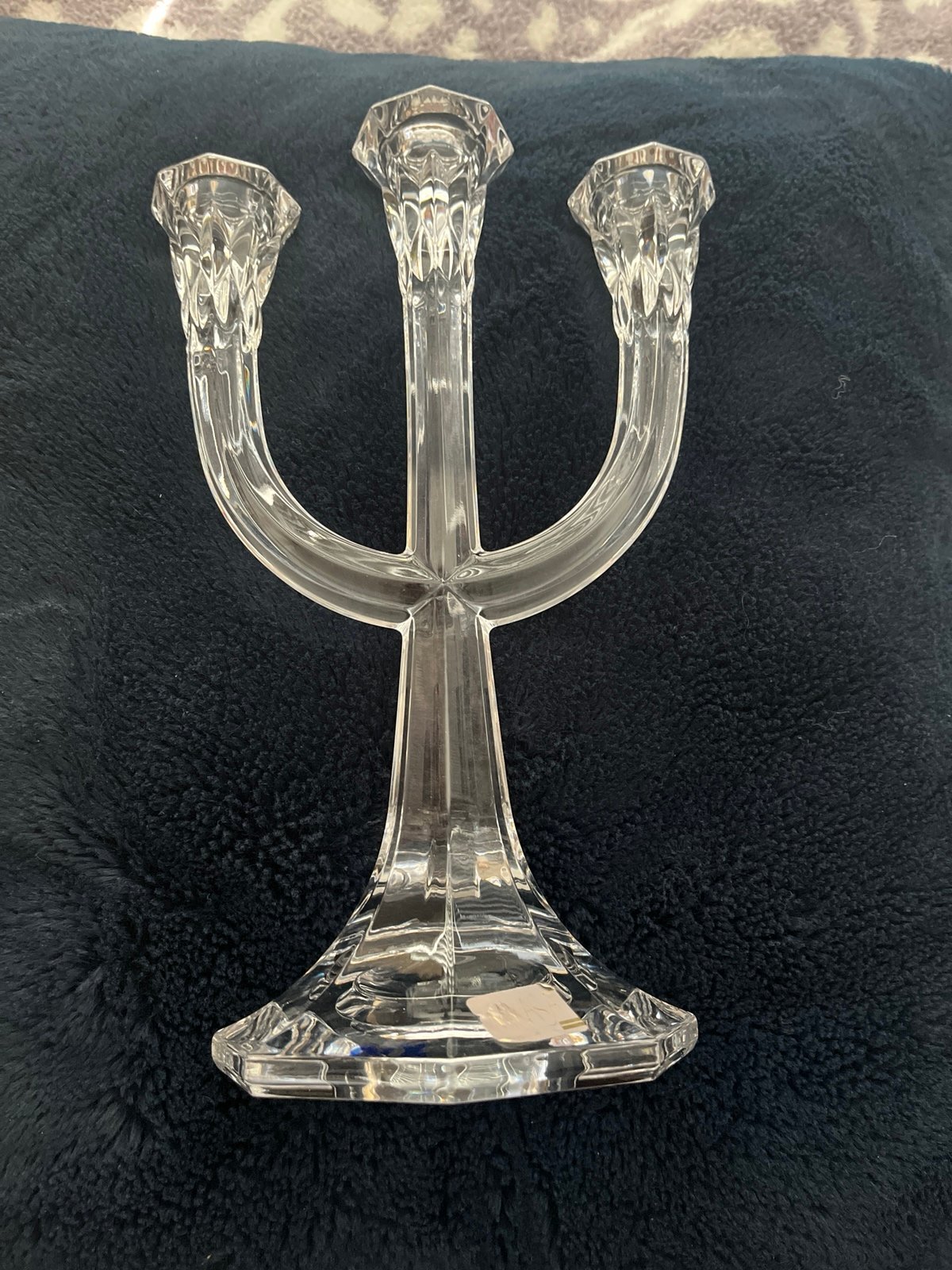 Crystal candle holder