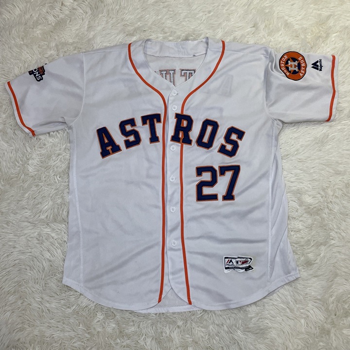 Rare 2017 WS Jose Altuve Houston Astros Authentic On-Field
