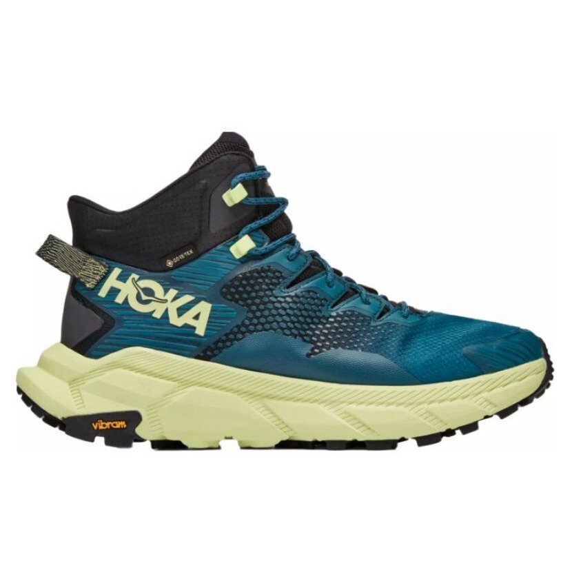 HOKA Men's Trail Code GTX Hiking Boots, Blue Graphite, 11.5