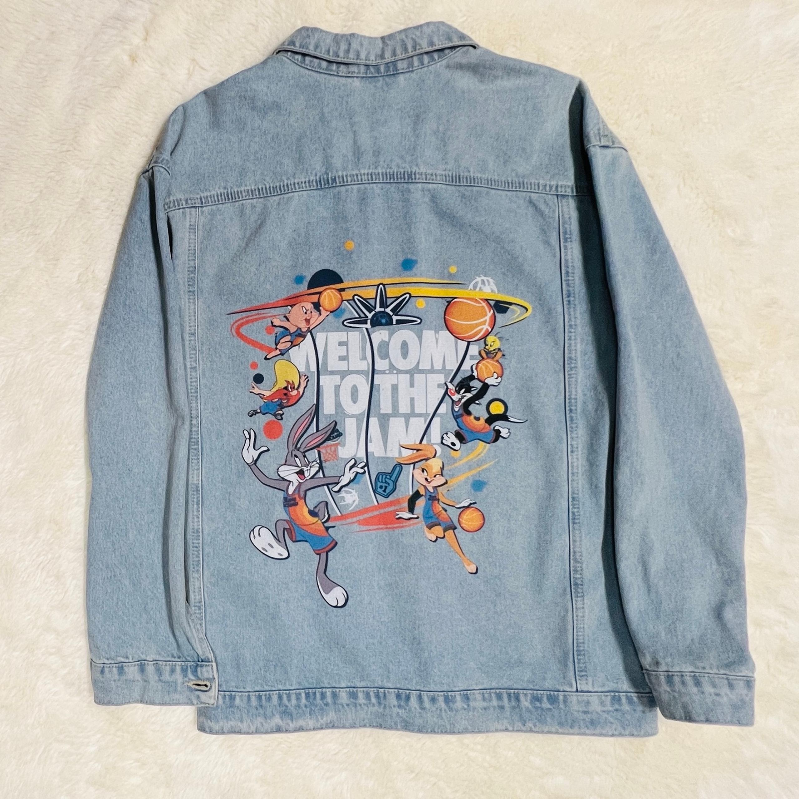 SPACE JAM Denim Jacket - TOON SQUAD Basketball - Warner Bros. LOONEY TOONS x NBA
