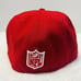 New Era San Francisco 49ers Super Bowl Patch 59FIFTY Fitted Hat Cap Red Sz 7 3/8