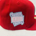 New Era San Francisco 49ers Super Bowl Patch 59FIFTY Fitted Hat Cap Red Sz 7 3/8