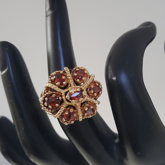 14K Gold Mandarin Spessartite Garnet Ring: A Burst of Radiant Luxury