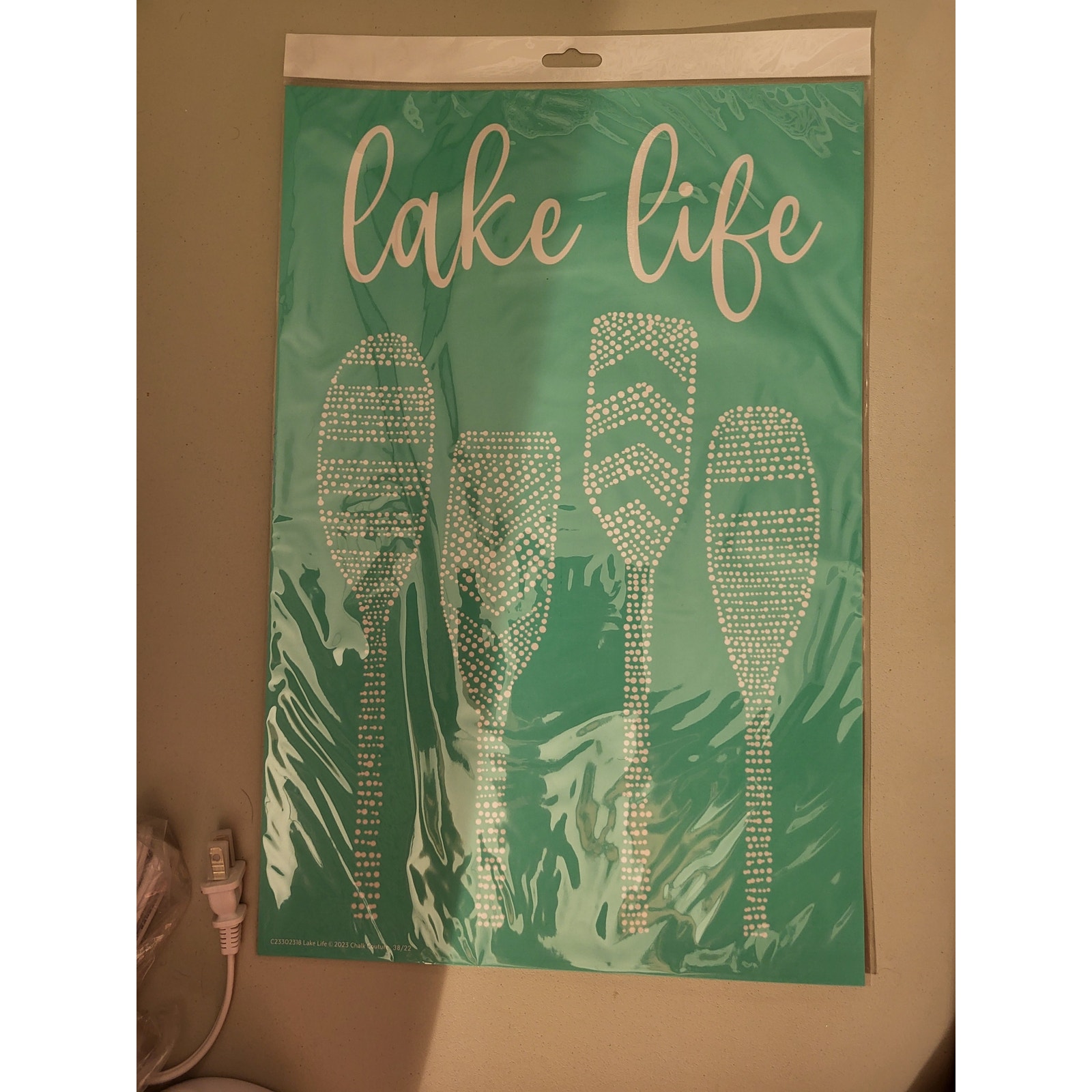 Set of 2 Chalk Couture Transfers - Silk Screen Stencils - New in Package -Lake