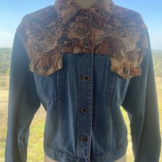Vintage Carole Little Western TapestryJacket M