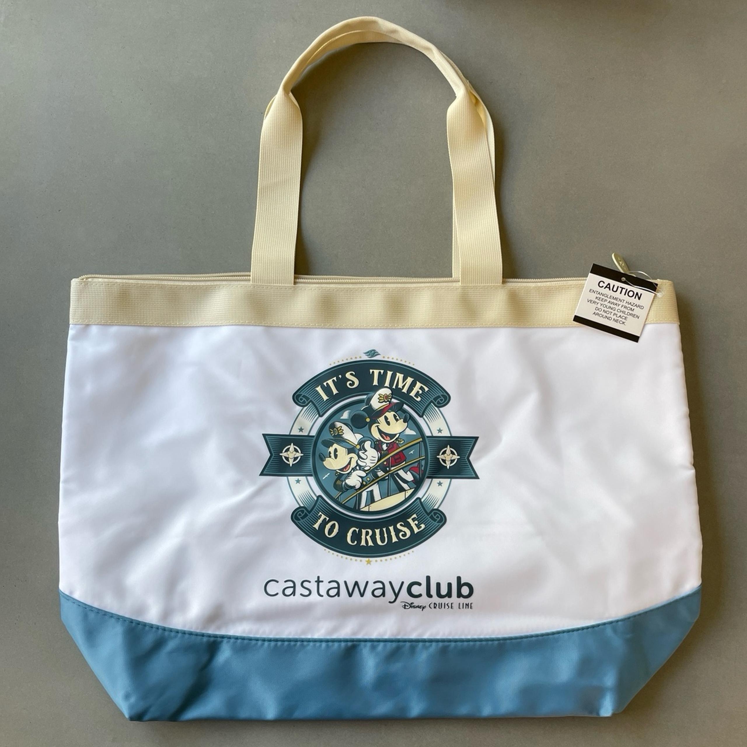 Disney Cruise Line Castaway Club Exclusive Waterproof Tote Bag