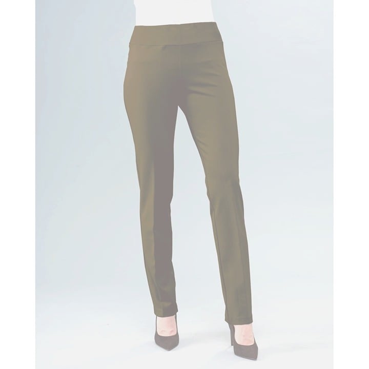 New size 6 moss pull on INSIGHT NY BCP8909B STRAIGHT LEG SCUBA ponte pants